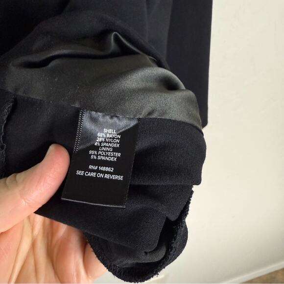Torrid Black Ponte Blazer 3X 13140820 3/4 Sleeve Single Button - Picture 12 of 13